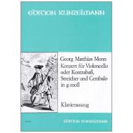 Monn, G. M.: Violoncellokonzert g-Moll 