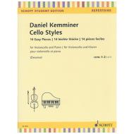 Kemminer, D.: Cello Styles – 14 Easy Pieces 