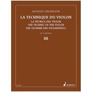 Crickboom, M.: Die Technik des Violinspiels Band 3 
