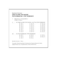 Schmitz, M.: Eine kleine Pop-Musik - Pop-Romantik CD 