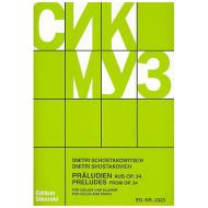 Schostakowitsch, D.: 19 Preludes from op. 34 