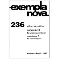 Schnittke, A.: Violinsonate Nr. 3 