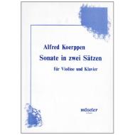 Koerppen, A.: Violinsonate in 2 Sätzen 