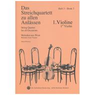 Das Streichquartett zu allen Anlässen Band 3 – Violine 1 