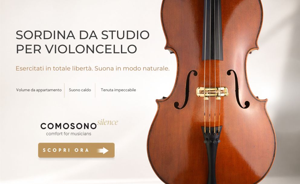 COMOSONO Silence Sordina da studio per violoncello >